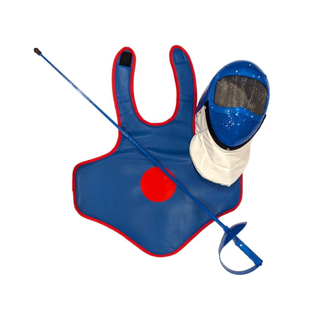 Kit de entrenamiento de sable de plástico para niños (azul)