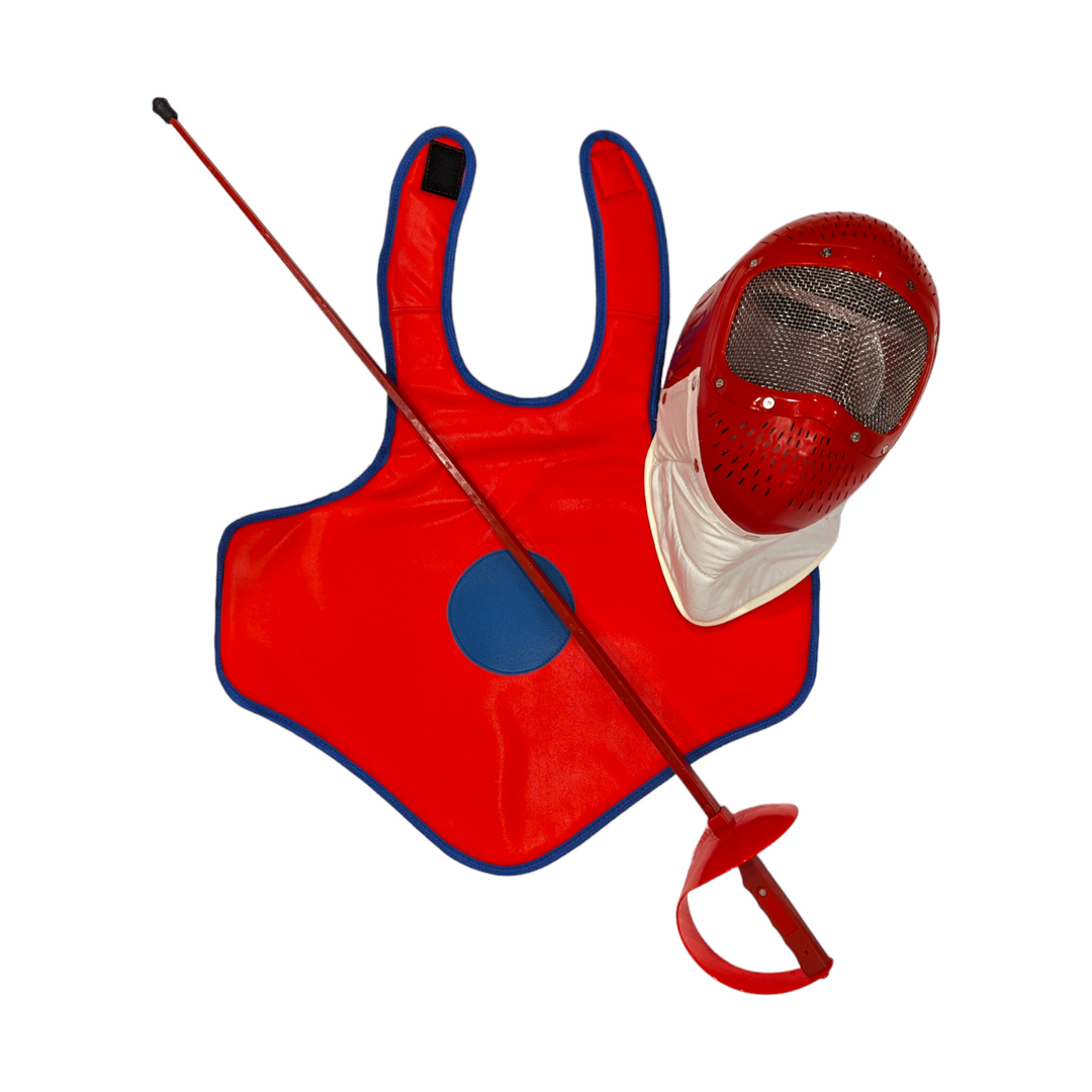Kit de entrenamiento de sable de plástico para niños (rojo)